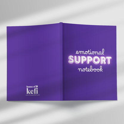 Emotional Support Notebook A5 Notebook