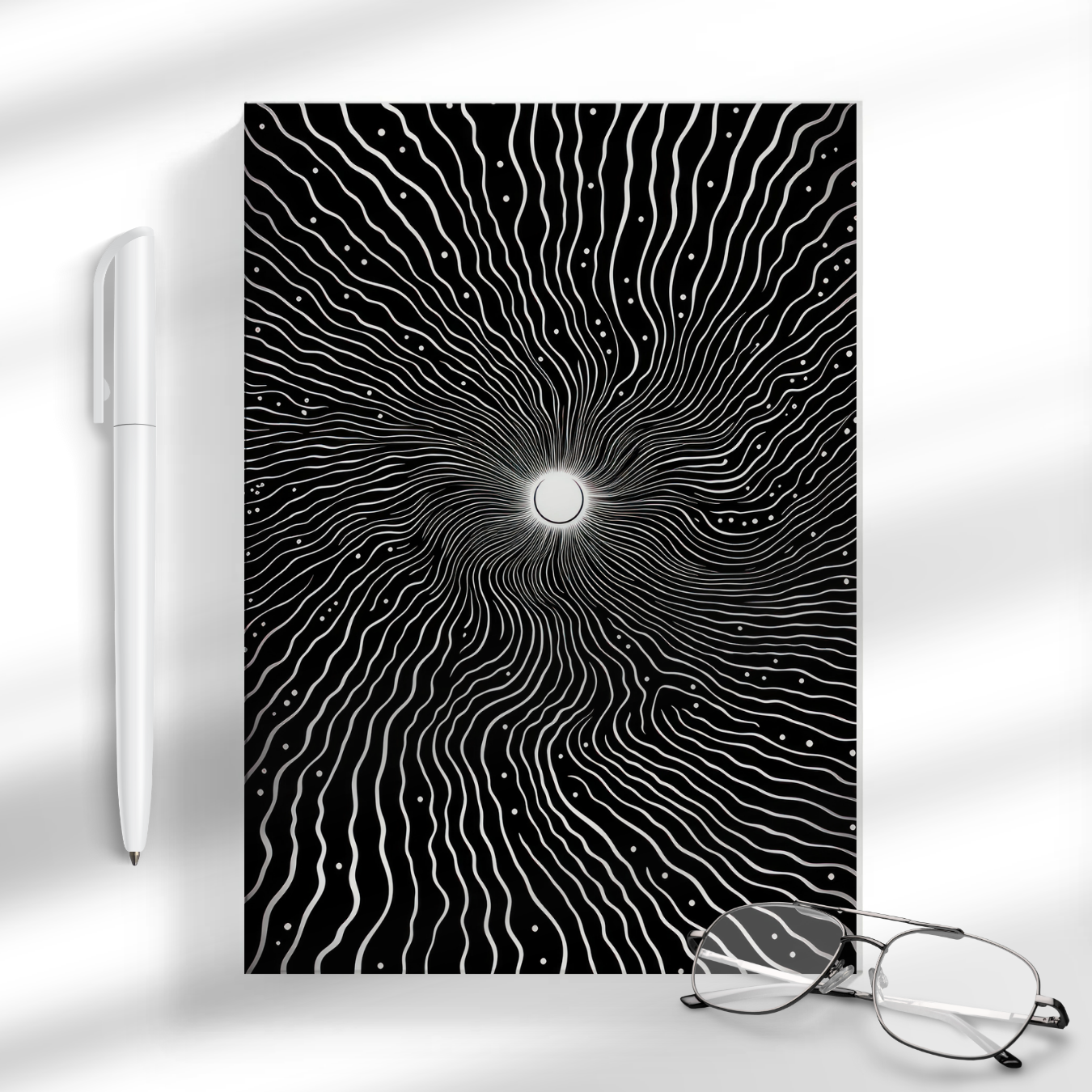Mental Spiral, But Make It Cosmic A5 Notebook