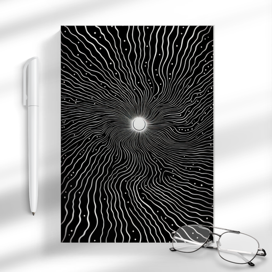 Mental Spiral, But Make It Cosmic A5 Notebook