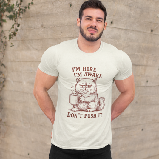 Grumpy Cat Funny Unisex Relaxed Fit Cotton T-Shirt