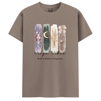 Virgo Vibes Unisex Relaxed Fit Cotton T-Shirt