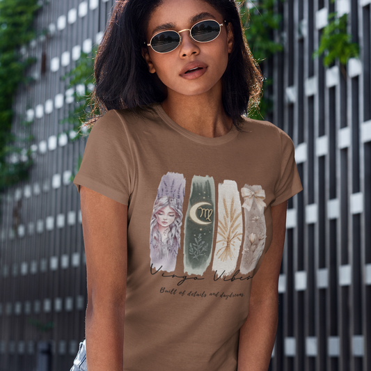 Virgo Vibes Unisex Relaxed Fit Cotton T-Shirt