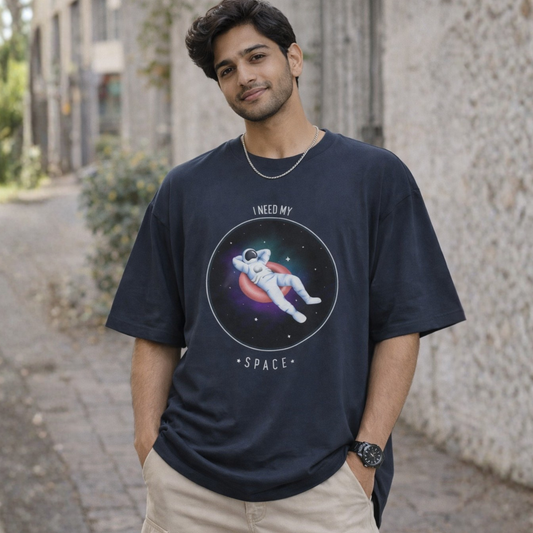 I Need My Space Unisex Oversized Cotton Tee
