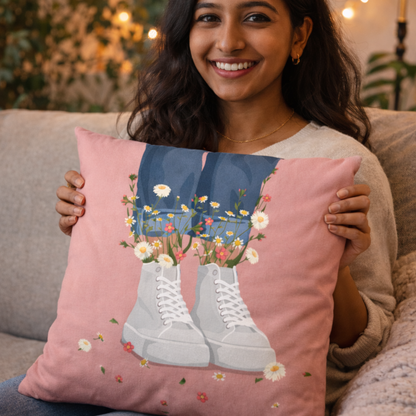Bloom Where You Stand Cushion Cover
