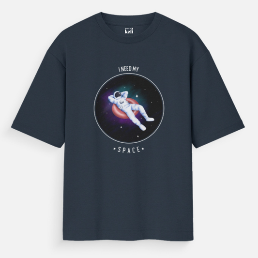 I Need My Space Unisex Oversized Cotton Tee
