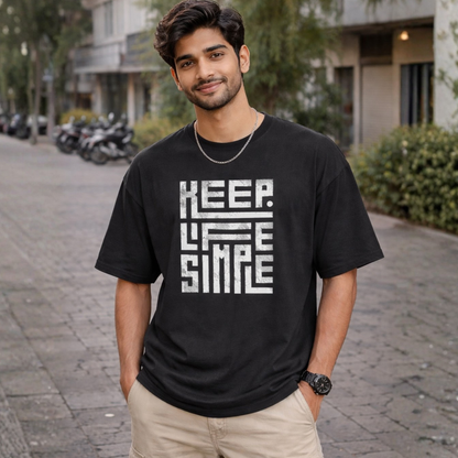 Keep Life Simple Unisex Cotton Tee