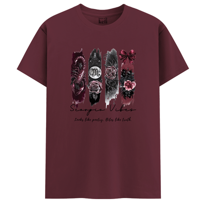 Scorpio Vibes Unisex Relaxed Fit Cotton T-Shirt