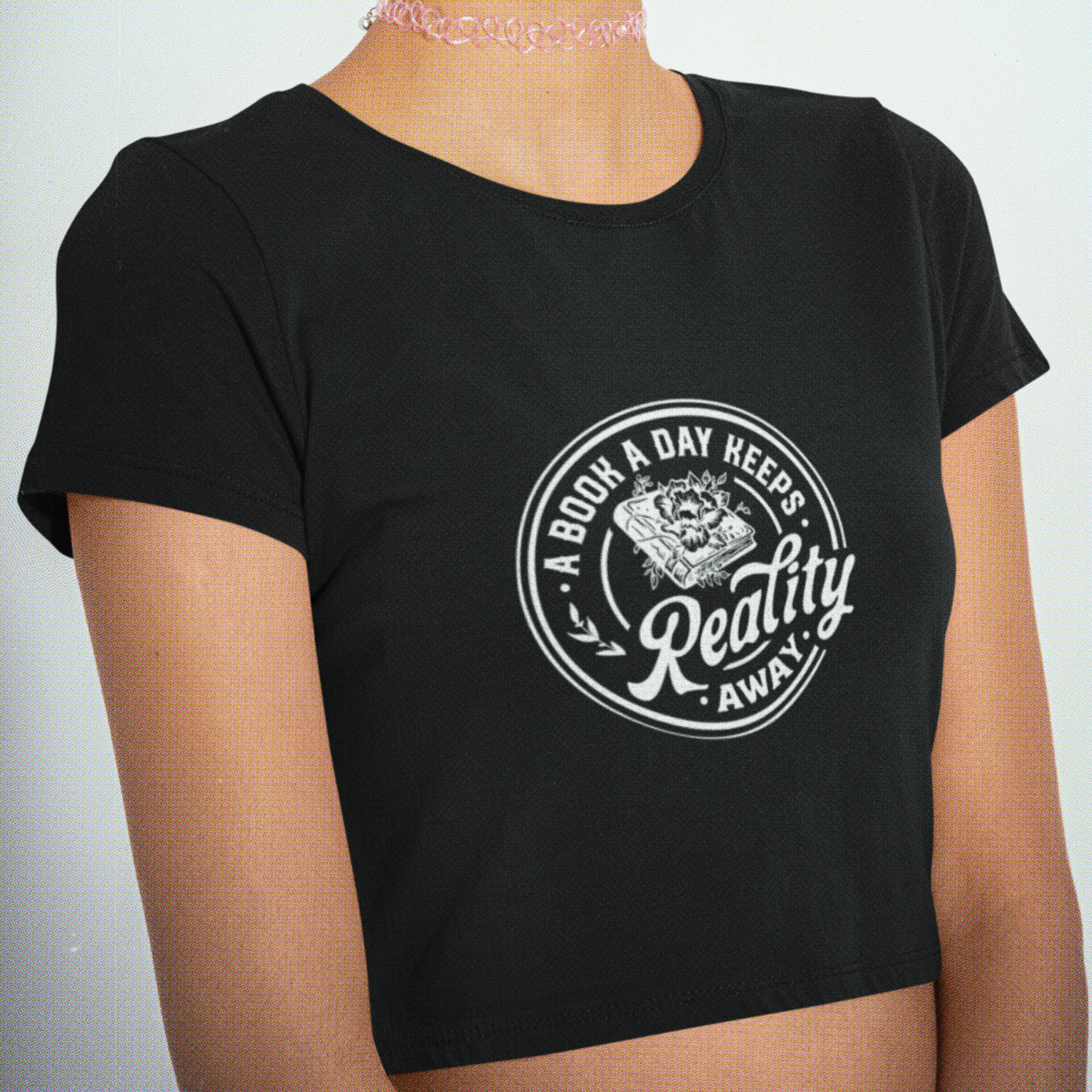Book Lover’s Escape Cotton Crop Top
