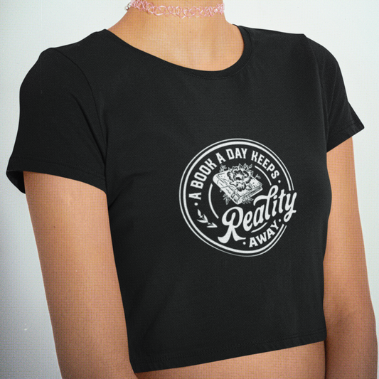 Book Lover’s Escape Cotton Crop Top