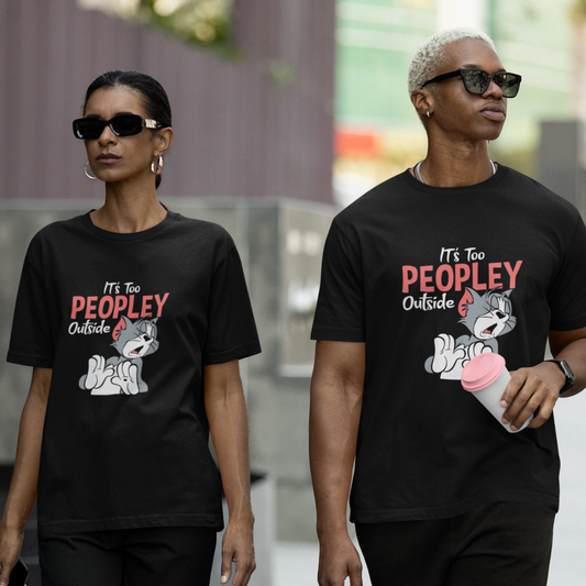 Too Peopley Outside Unisex Oversized Cotton T-Shirt