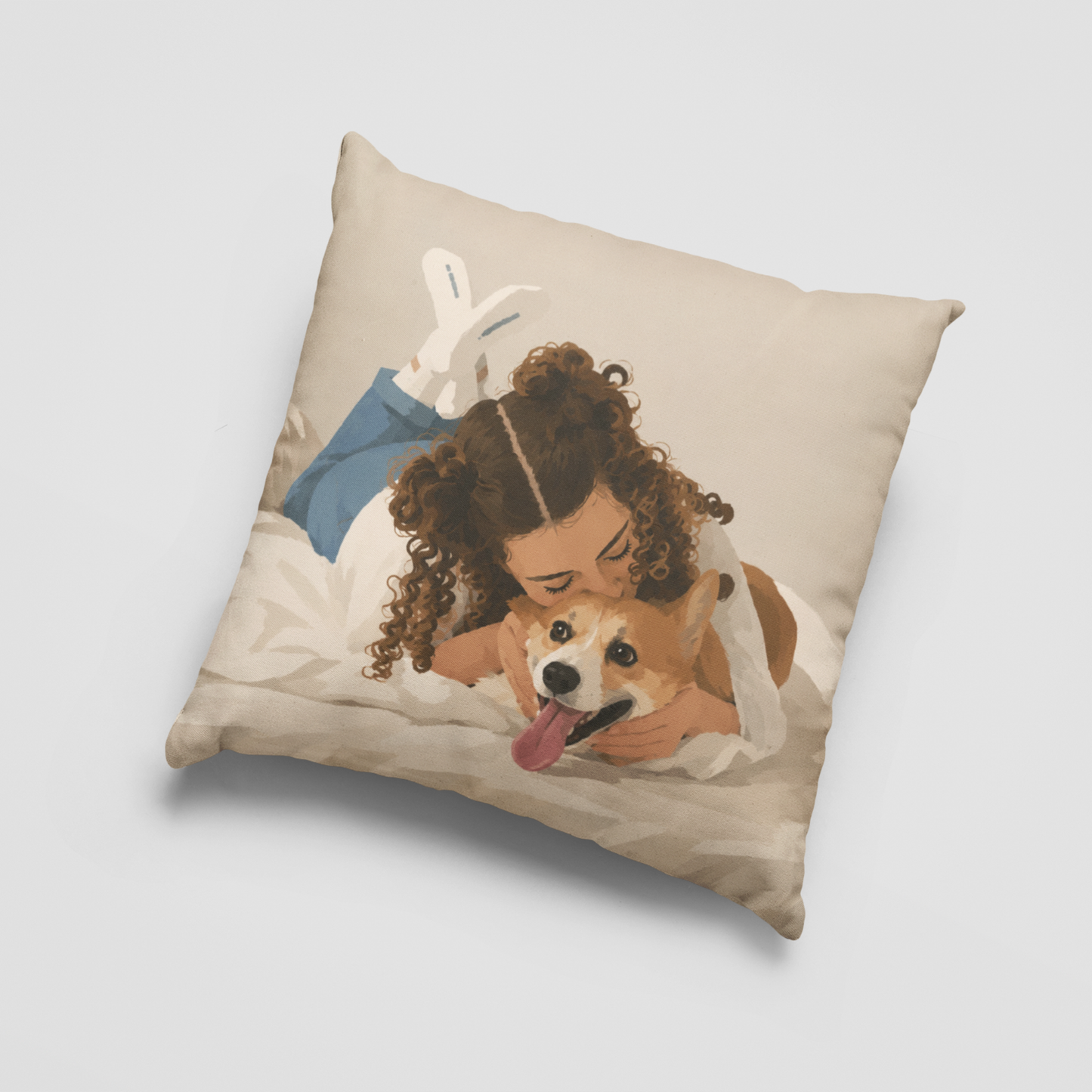 Home Is Where My Dog Is Cushion Cover