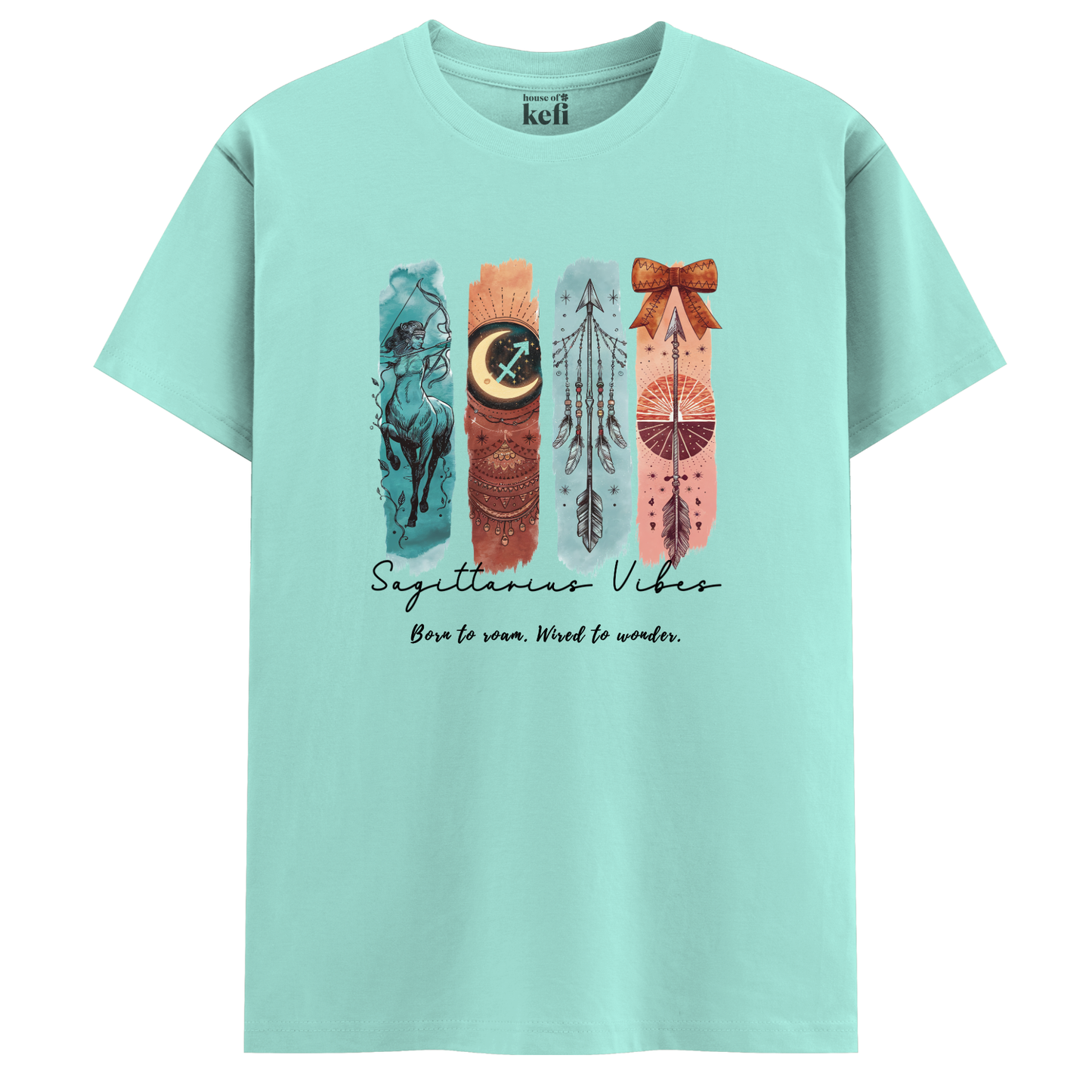 Sagittarius Vibes Unisex Relaxed Fit Cotton T-Shirt