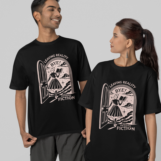 Leaving Reality Unisex Oversized Cotton T-Shirt