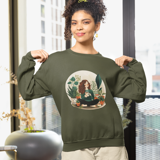 Boho Plant Mom Sweatshirt
