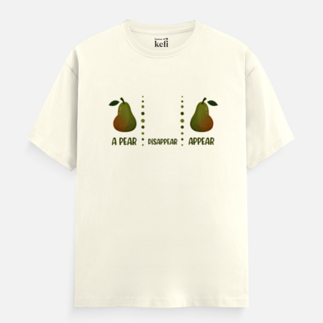 Funny Pear Pun Unisex Relaxed Fit Cotton T-Shirt