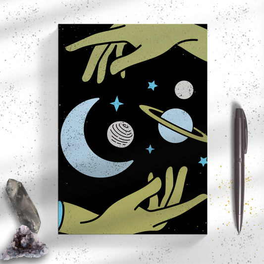 Manifest That Sht Cosmic Notebook A5 Notebook
