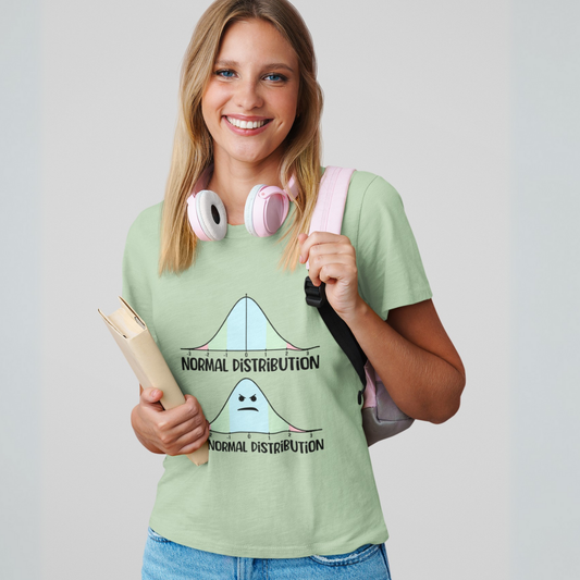 Funny Statistics Pun Unisex RElaxed Fit Cotton T-Shirt