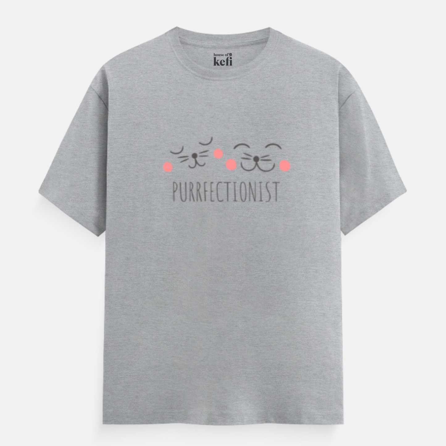 Purrfectionist Unisex Relaxed Fit Cotton T-Shirt