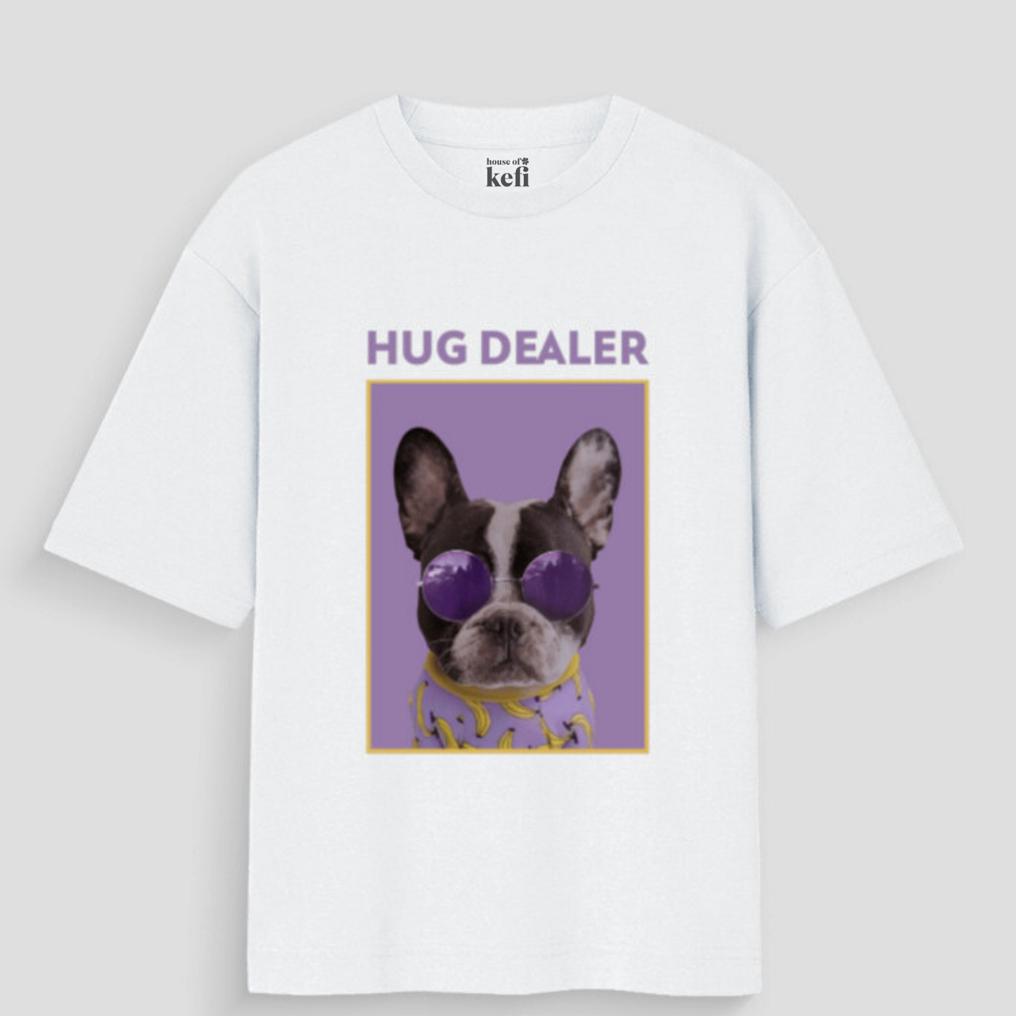 Hug Dealer Unisex Oversized Cotton T-Shirt