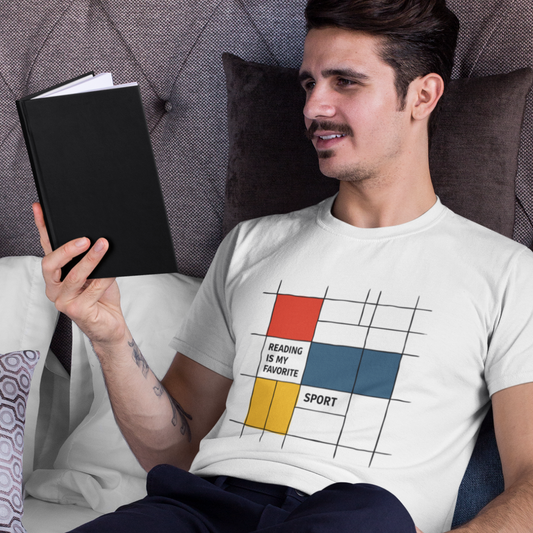 Reading Is My Favourite Sport Unisex Relaxed Fit  T-Shirt