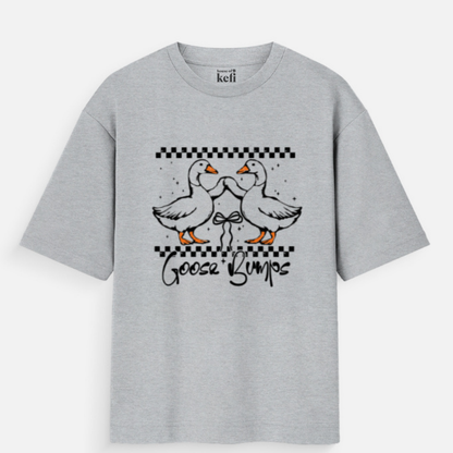 Goose Bumps Unisex Cotton Oversized T-Shirt