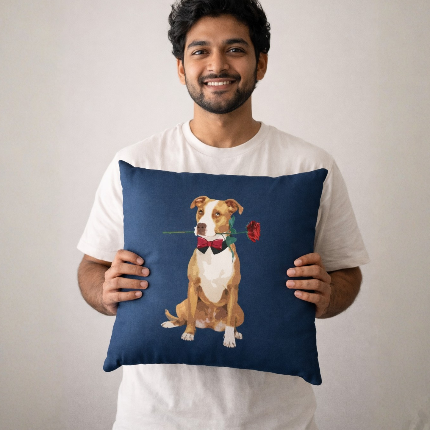 Cute Dog Cushion Cover