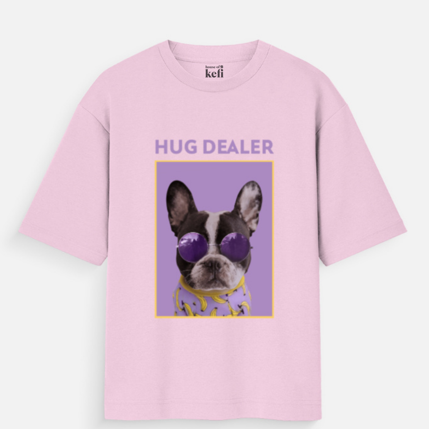 Hug Dealer Unisex Oversized Cotton T-Shirt