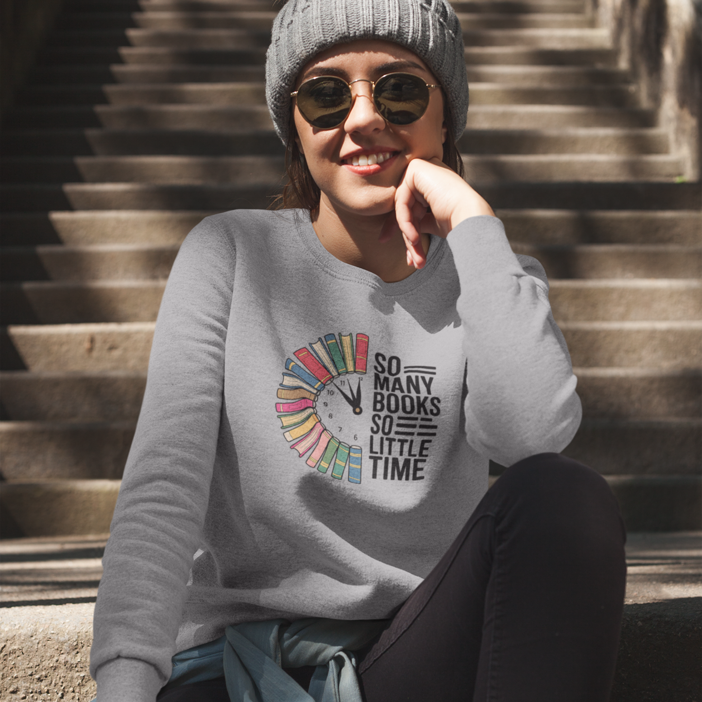 Boho Book Lover Sweatshirt