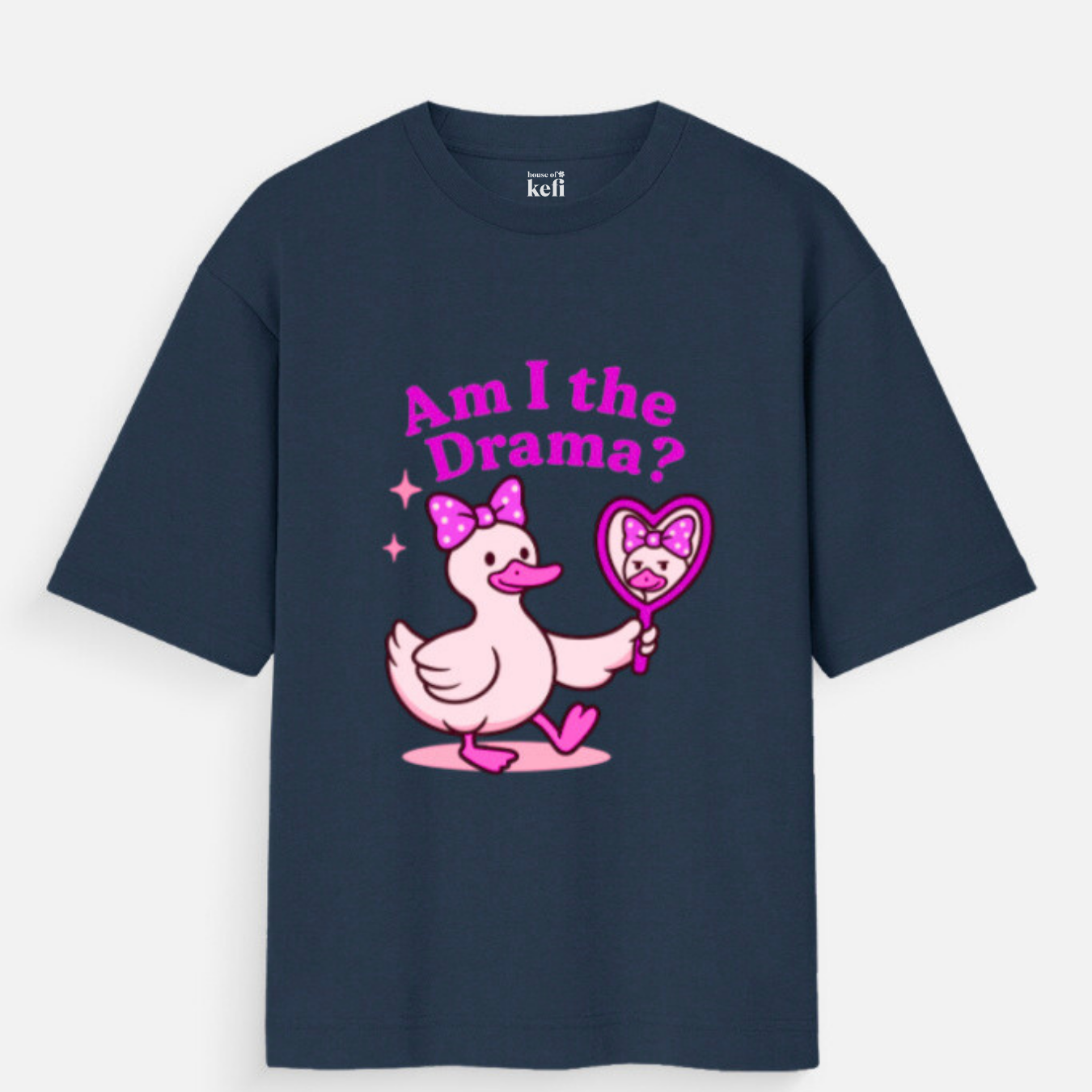 Am I the Drama Unisex Oversized Cotton T-Shirt