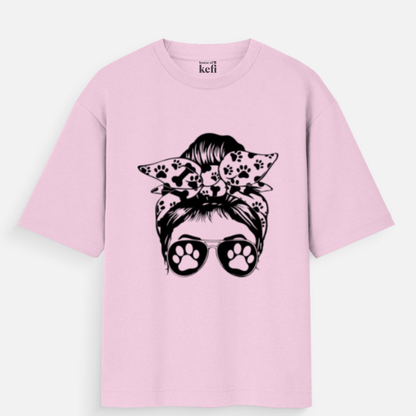 Pawtitude Unisex Oversized Cotton T-Shirt