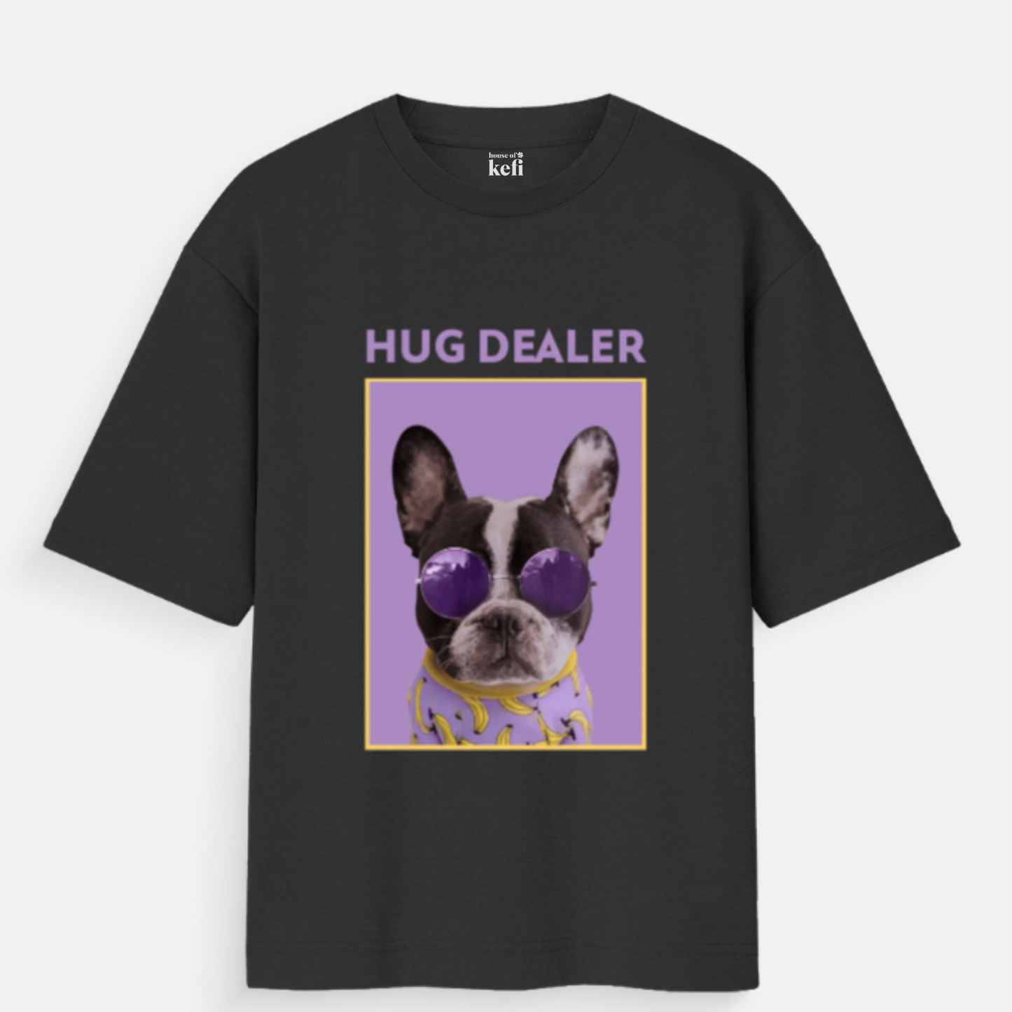 Hug Dealer Unisex Oversized Cotton T-Shirt