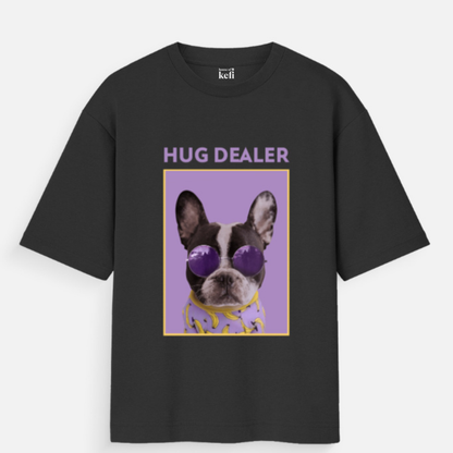 Hug Dealer Unisex Oversized Cotton T-Shirt