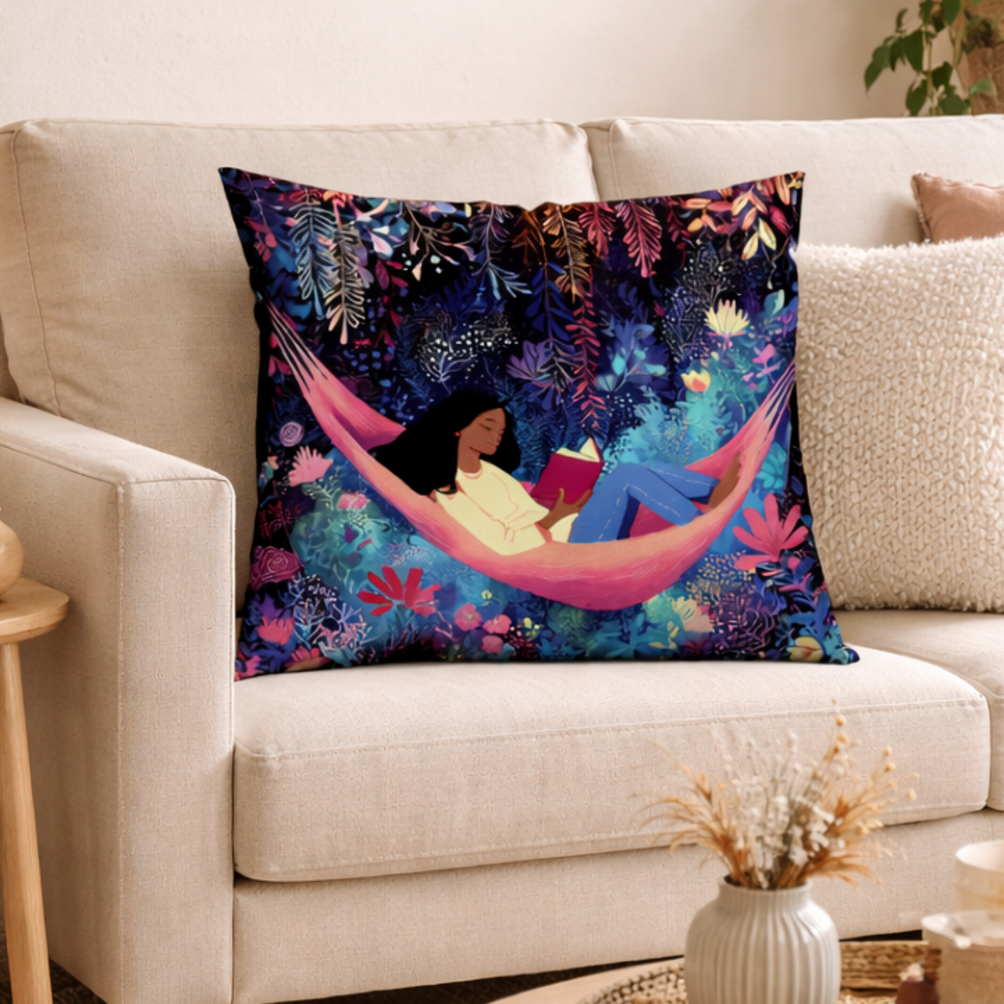 Let Yourself Relax Boho Cushion Cover