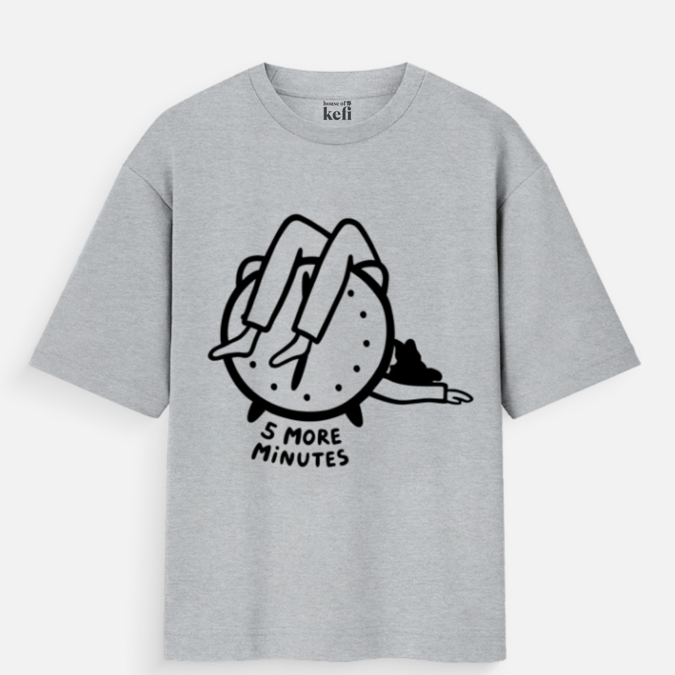 5 More Minutes Unisex Oversized Cotton T-Shirt