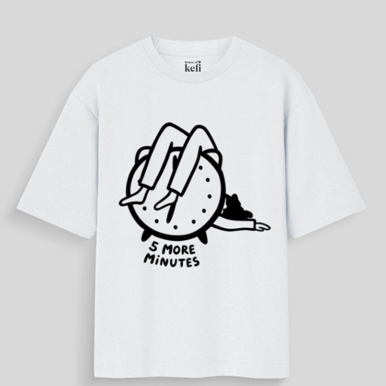 5 More Minutes Unisex Oversized Cotton T-Shirt