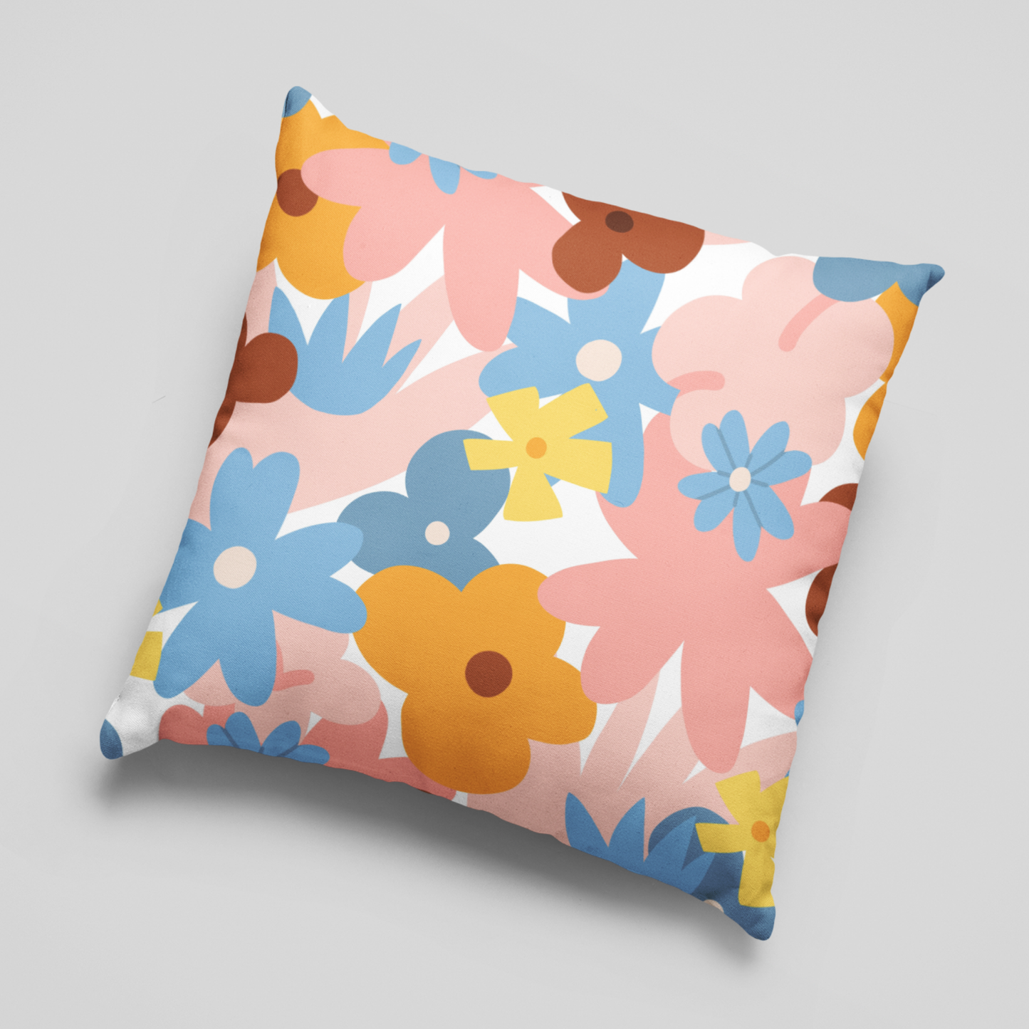 Soft Bloom Parade Cushion Cover