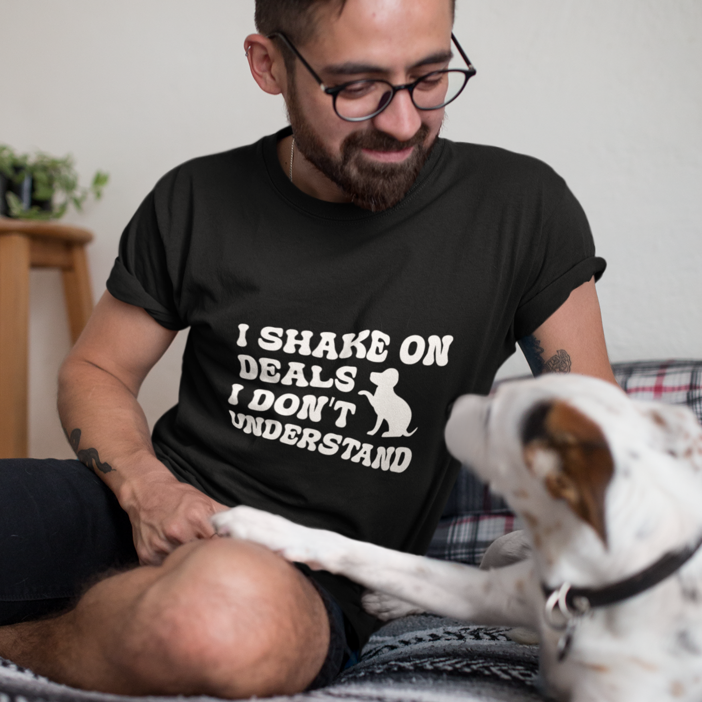 Blind Paw Agreement Unisex Relaxed Fit Cotton T-Shirt