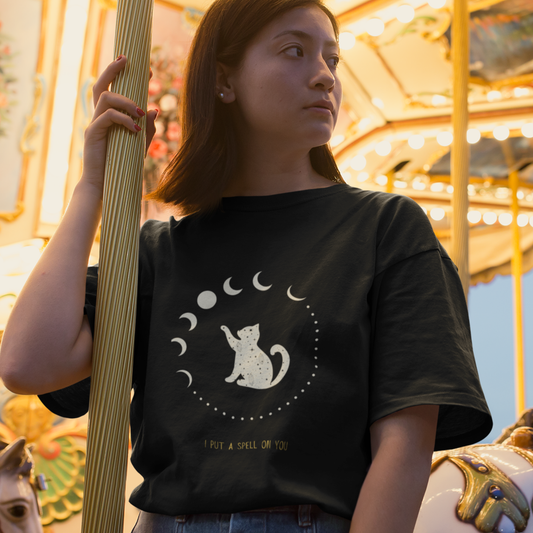 I Put a Spell on You Unisex Oversized Cotton T-Shirt