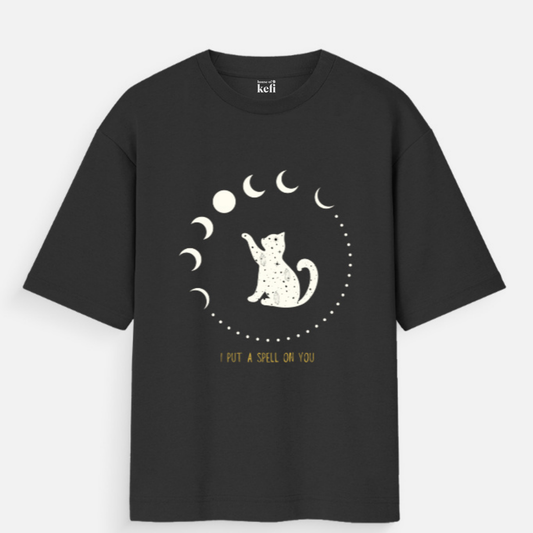 I Put a Spell on You Unisex Oversized Cotton T-Shirt