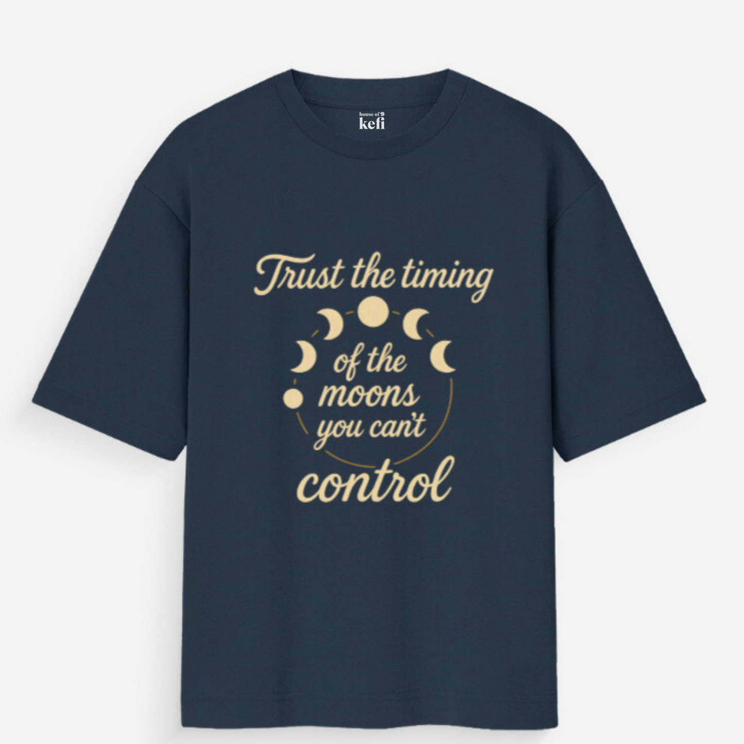 Trust the Moons Unisex Oversized Cotton T-Shirt