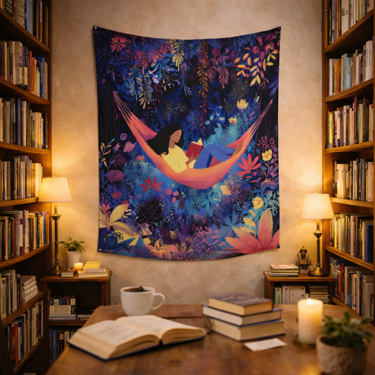 Let Yourself Relax Fabric Wall Tapestry