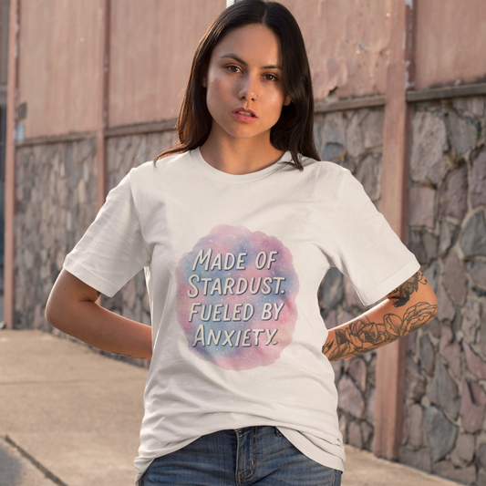 Stardust & Anxiety Unisex Oversized Cotton T-Shirt