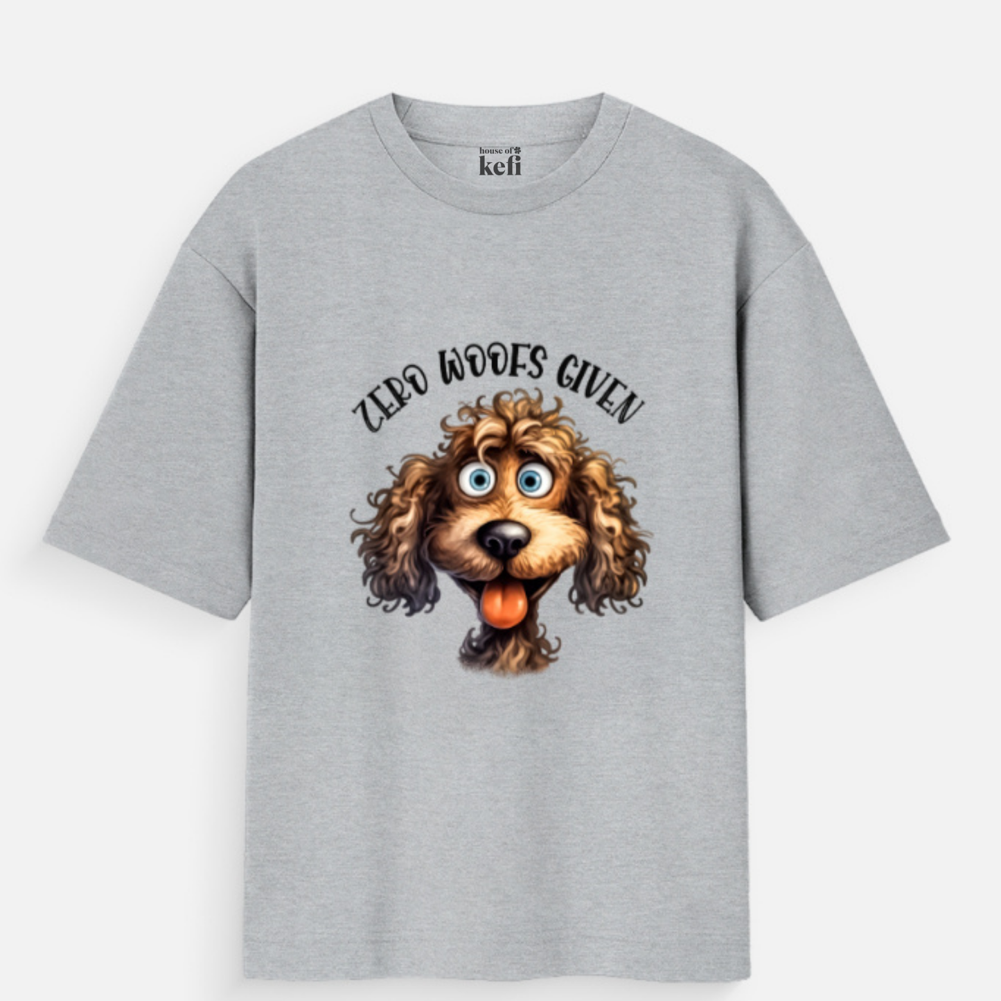 Zero Woofs Given Unisex Oversized Cotton T-Shirt