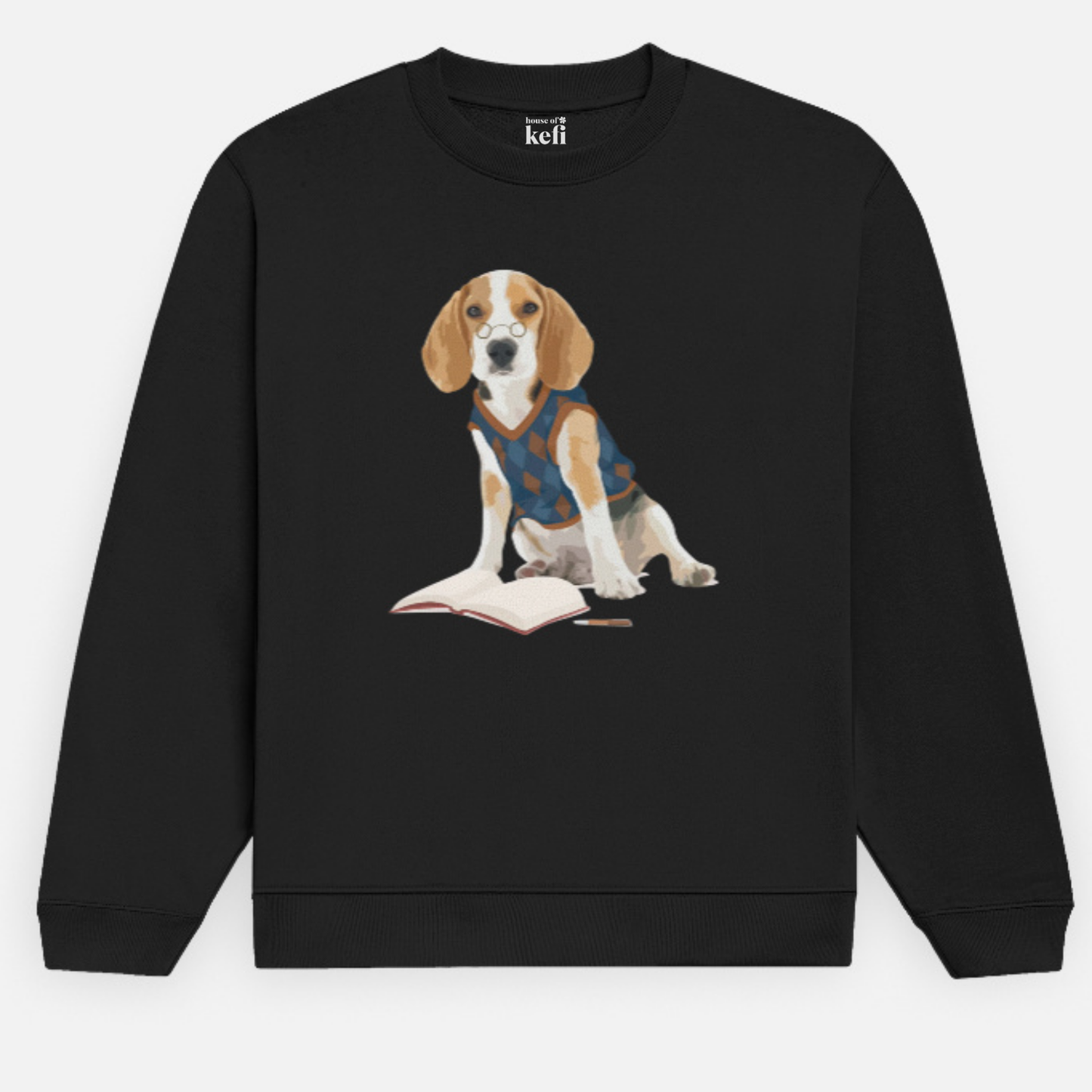 Bookish Dog Sweatshirt