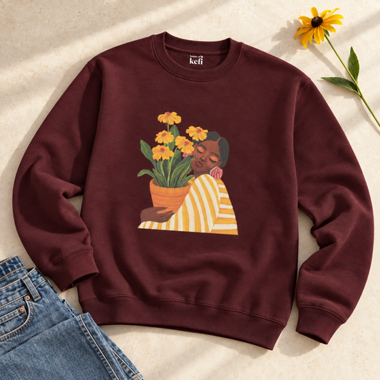 Boho Bloom Girl Serenity Sweatshirt
