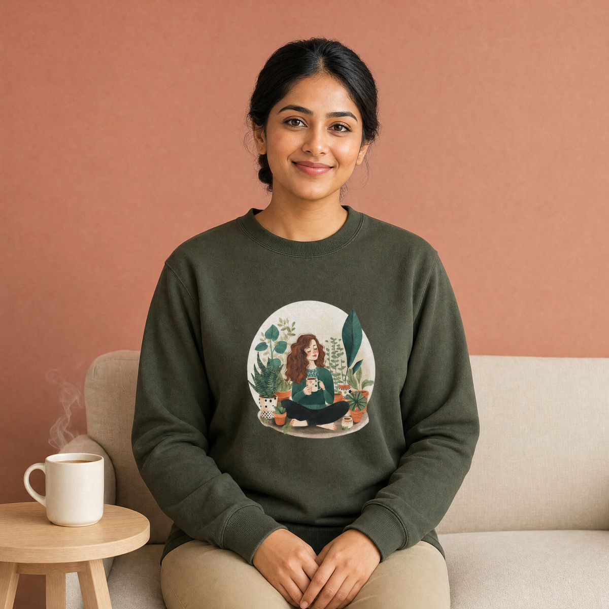 Boho Plant Mom Sweatshirt