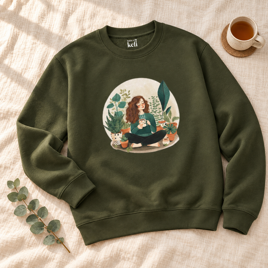 Boho Plant Mom Sweatshirt