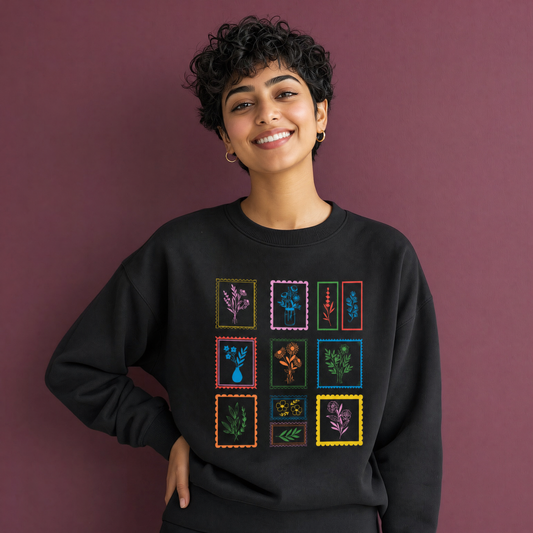 Botanical Postmarks Sweatshirt