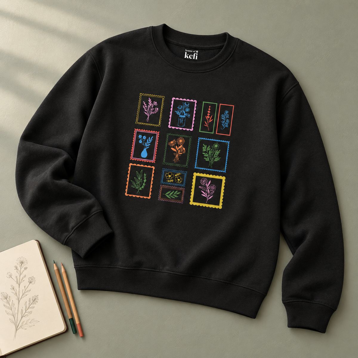 Botanical Postmarks Sweatshirt