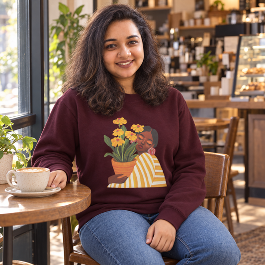 Boho Bloom Girl Serenity Sweatshirt